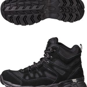 Mil-Tec Άρβυλα Black Squad Boots 5 Inch Σε Μαύρο Χρώμα